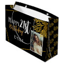 Search for happy 21st birthday gift bags Elegant
