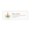 Search for teepee return address labels Native