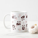 Search for panda heart mugs Pandas