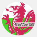 Search for welsh dragon stickers Red