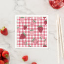 Search for red berries napkins Strawberries