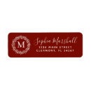 Search for red barn return address labels Elegant