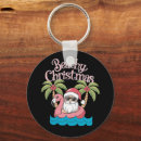 Search for beach christmas key rings Santa