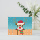 Search for cute reindeer postcards Blue