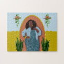 Search for black woman puzzles Afro