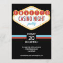 Search for gambling party invitations Retro