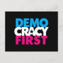 Search for democracy postcards Political