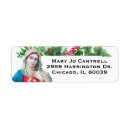 Search for virgin mary return address labels Christian