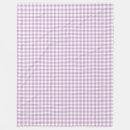 Search for purple plaid blankets White