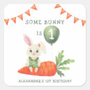 Search for bunny birthday stickers Rabbit