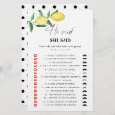 Search for lemon bridal shower games Elegant