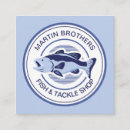 Search for fish business cards Blue