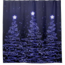 Search for blue christmas shower curtains Tree