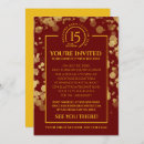 Search for red class reunion invitations Gold