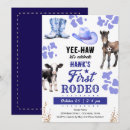 Search for first rodeo invitations Wild west