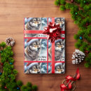 Search for wolves wrapping paper Watercolor