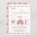 Search for sunshine and rainbows invitations For kids