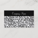 Search for vintage rose business cards Beauty salon