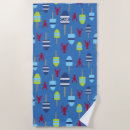Search for fun beach towels Nautical