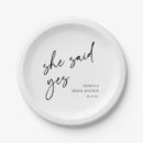Search for she said yes plates Minimalist