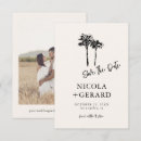 Search for mexico wedding save the dates Palm tree
