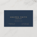Search for navy and gold business cards Simple