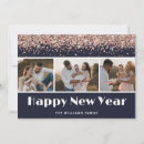 Search for rose gold new years cards Modern