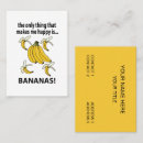 Search for banana business cards Funny