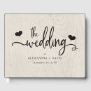 Search for wood heart guest books Trendy