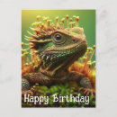 Search for funny lizard birthday cards Cute