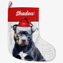 Search for pitbull christmas stockings Dogs