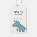 Search for dinosaur thank you tag Birthday