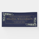 Search for navy blue graduation banners University