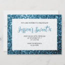 Search for baby blue sweet 16 invitations Sparkle