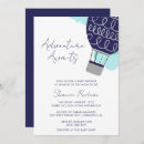 Search for adventure awaits baby shower invitations Blue