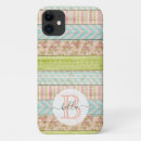 Search for vintage initial iphone cases Pastel blush pink