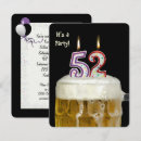Search for 52nd birthday invitations Party
