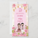 Search for lotus flower save the dates Pink