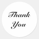 Search for thank you party favour stickers White