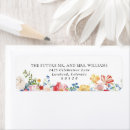 Search for wildflower return address labels Colorful
