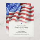 Search for military party invitations Stars and stripes