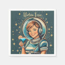 Search for futuristic napkins Space age