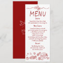 Search for retro wedding menus Funky
