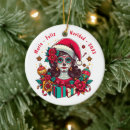 Search for dia de los muertos christmas tree decorations Feliz navidad
