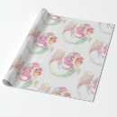 Search for little mermaids wrapping paper Under the sea