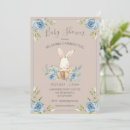 Search for brown baby shower invitations Bunny