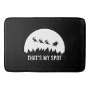 Search for christmas reindeer bath mats Santa