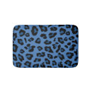Search for leopard print bath mats Blue