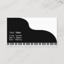 Search for music lessons business cards Keyboard
