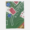 Search for cards tea towels Blackjack